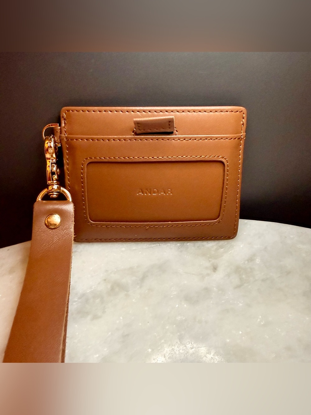 ANDAR "The Denner" Wallet - Cognac Tan
